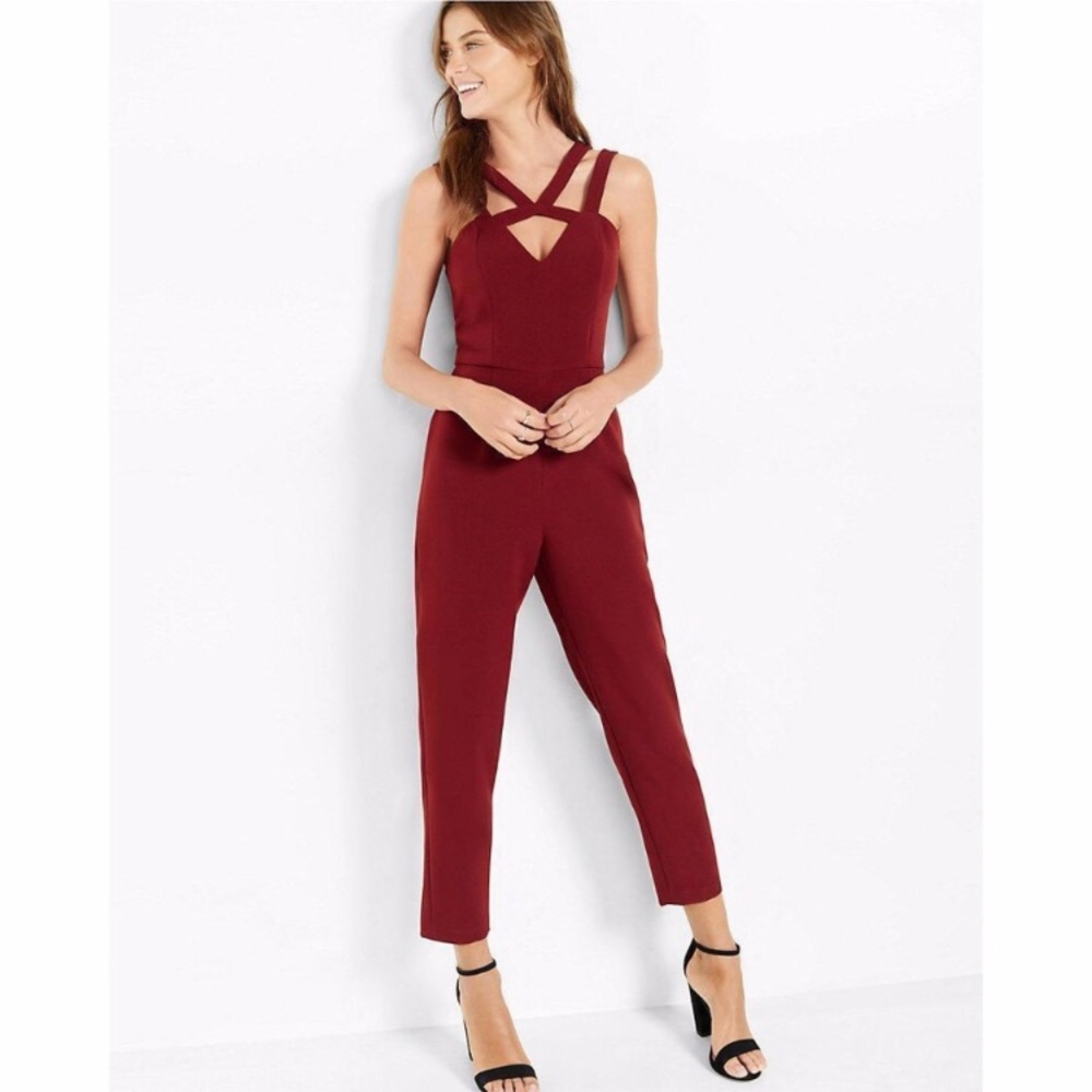 Express double strap jumpsuit